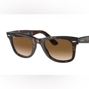Ray-Ban Classic Wayfarer Tortoise Havana 50mm Sunglasses Brown Lenses NIB